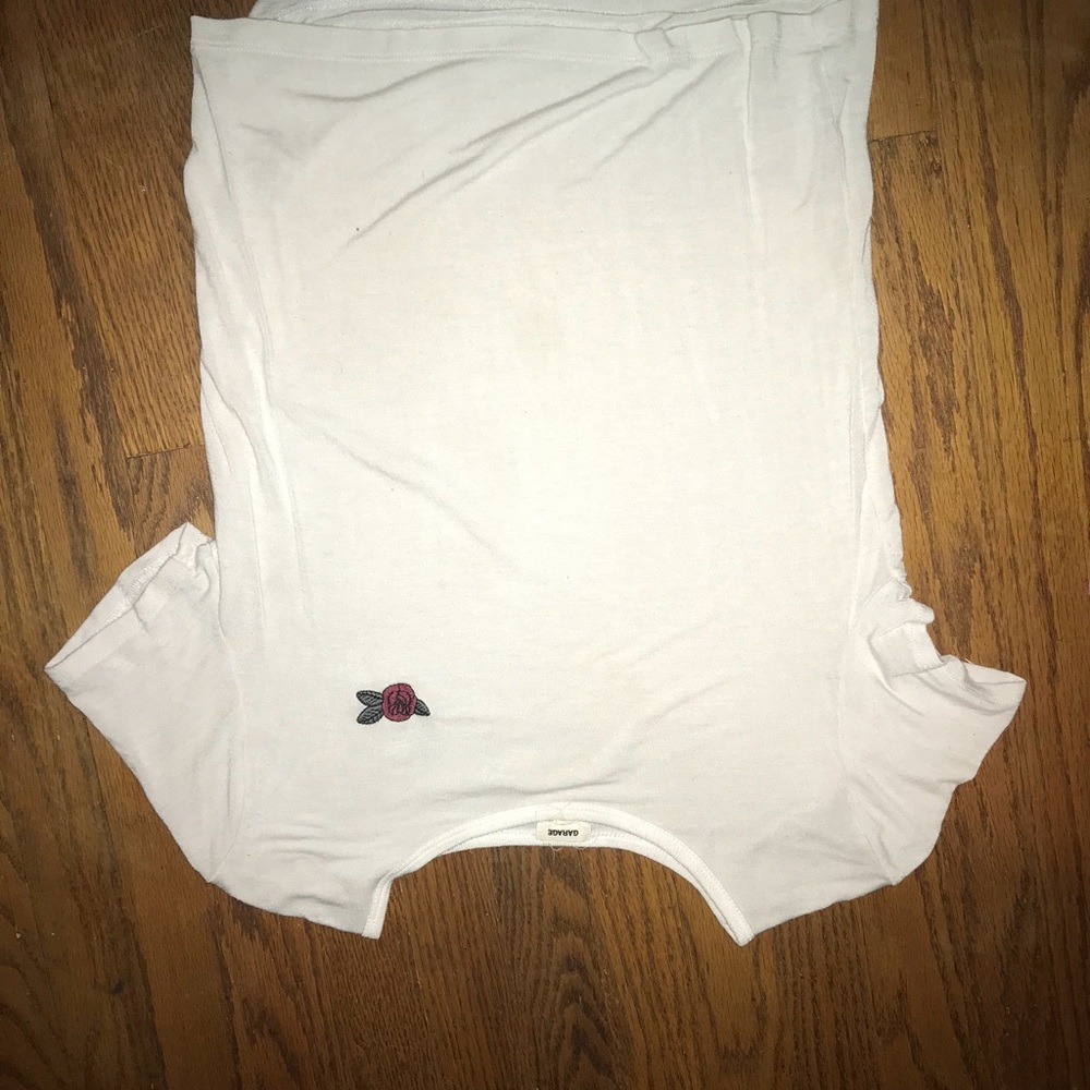 White top from garage